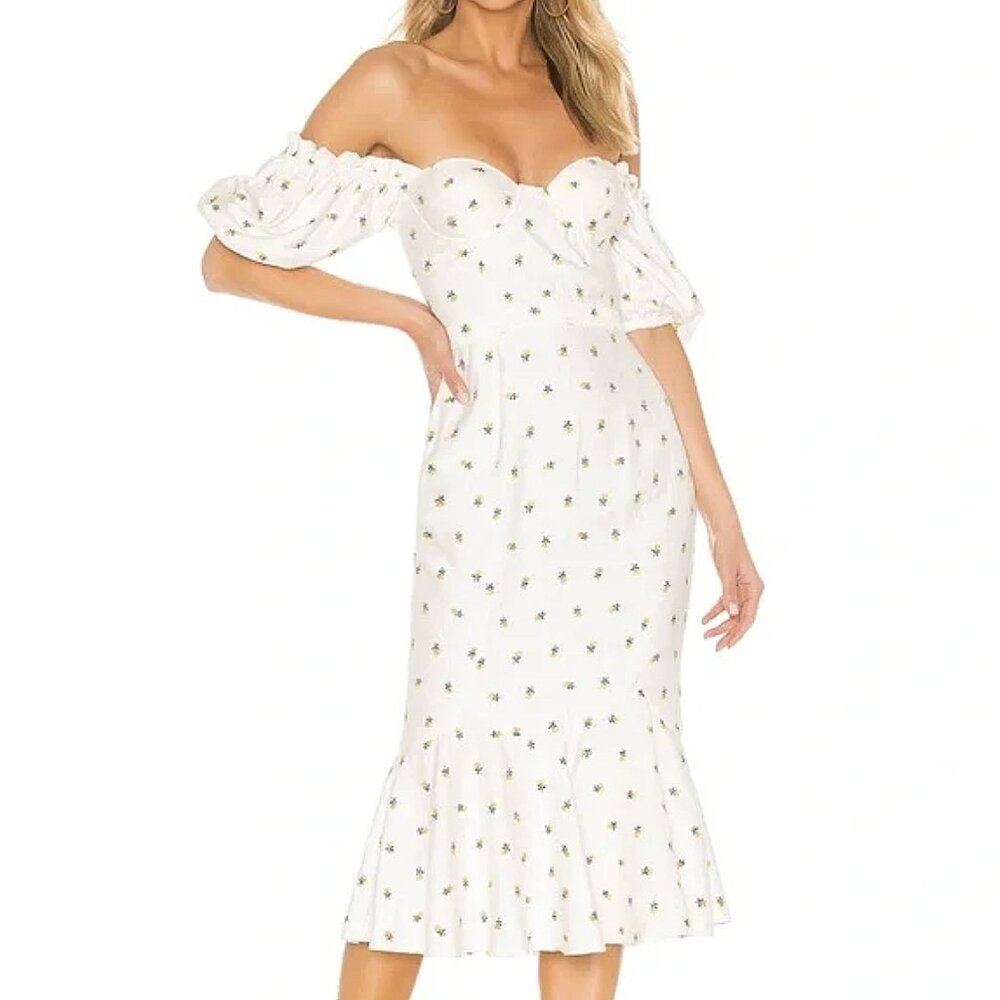 Majorelle Elise Midi Dress